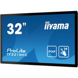 iiyama ProLite TF3215MC-B2 38" touchscreen monitor Zwart, HDMI, DisplayPort, VGA, USB-B