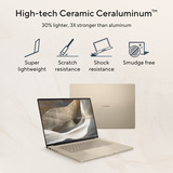 ASUS Zenbook A16 UX3607OA-SQ013W 16"  Copilot+ laptop Beige | Snapdragon X2E-94-100 | Qualcomm Adreno | 48 GB | 1 TB SSD | OLED