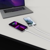 Belkin BoostCharge Pro 2-poorts USB-C GaN-wandlader met PPS (65 W) + USB-C/USB-C-kabel Wit