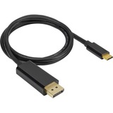 Corsair USB-C > DisplayPort kabel Zwart, 1 meter