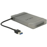 DeLOCK USB-A 3.2 Gen 1 naar 22-pin SATA (female) converter Zwart