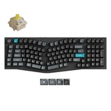 Keychron Q13 Ultra-M4 8K Wireless Custom Mechanical Keyboard, toetsenbord Zwart, US lay-out, Keychron Silk POM Banana, 96%, RGB, Hot swap, 8K, 2.4 GHz / Bluetooth 5.2 / USB-C