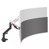 Neomounts ACE gaming DS70-256RD1 Gaming monitorarm Rood/zwart, Gasveer, Topfix, 180°-stop