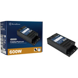 SilverStone FX600z Platinum modulaire 600 watt voeding  Zwart, 1x 12V-2x6, 2x PCIe