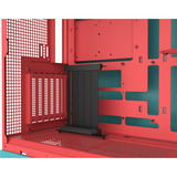 Thermaltake View 600 TG Mint Strawberry big tower behuizing Mint/bes | 2x USB-A | 1x USB-C | Tempered Glass