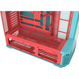 Thermaltake View 600 TG Mint Strawberry big tower behuizing Mint/bes | 2x USB-A | 1x USB-C | Tempered Glass