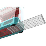 Thermaltake View 600 TG Mint Strawberry big tower behuizing Mint/bes | 2x USB-A | 1x USB-C | Tempered Glass