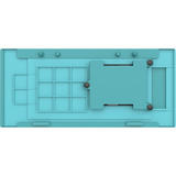 Thermaltake View 600 TG Mint Strawberry big tower behuizing Mint/bes | 2x USB-A | 1x USB-C | Tempered Glass