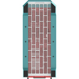 Thermaltake View 600 TG Mint Strawberry big tower behuizing Mint/bes | 2x USB-A | 1x USB-C | Tempered Glass