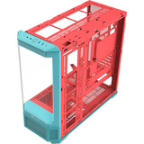 Thermaltake View 600 TG Mint Strawberry big tower behuizing Mint/bes | 2x USB-A | 1x USB-C | Tempered Glass