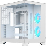Fractal Design Pop 2 Vision RGB midi tower behuizing Wit | 1x USB-A | 1x USB-C | RGB | Tempered Glass