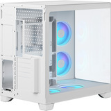 Fractal Design Pop 2 Vision RGB midi tower behuizing Wit | 1x USB-A | 1x USB-C | RGB | Tempered Glass