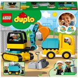 LEGO DUPLO - Truck & Graafmachine met rupsbanden Constructiespeelgoed 10931