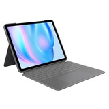 Logitech Combo Touch iPad Air 13" (M2) (2024) Keyboard Case Zwart, US-International lay-out (QWERTY), 75%
