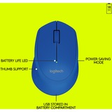 Logitech Wireless Mouse M280 Blauw, 1000 dpi