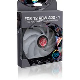 RAIJINTEK EOS 12 RBW ADD-1 RGB case fan Zwart, 120 x 120 x 25 mm, PWM