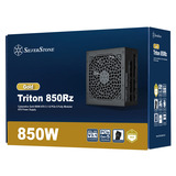 SilverStone Triton 850Rz modulaire 850 watt voeding  Zwart, 1x 12V-2x6, 3x PCIe, 1x 12-Pin High Power GPU, 3x PCIe, Kabel-Management