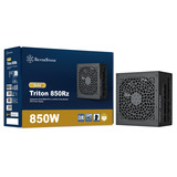 SilverStone Triton 850Rz modulaire 850 watt voeding  Zwart, 1x 12V-2x6, 3x PCIe, 1x 12-Pin High Power GPU, 3x PCIe, Kabel-Management