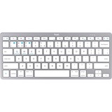 Trust Wireless Bluetooth keyboard, toetsenbord Grijs/wit, US lay-out, Scissor switches, Bluetooth 4.0