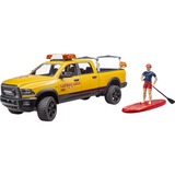 bruder Dodge RAM 2500 Reddingsbrigadeauto met strandwacht Modelvoertuig 02506