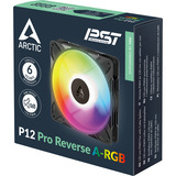 ARCTIC P12 Pro Reverse A-RGB case fan Zwart, 3 stuks