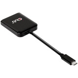 Club 3D USB‑C (DP Alt‑Mode) naar 2x DisplayPort hub Zwart