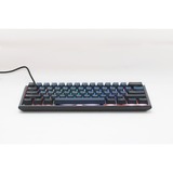 Ducky One 3 Pro Mini RGB mechanisch gaming toetsenbord Zwart, US lay-out (QWERTY), Cherry MX2A Brown, 60%, RGB led, Double-shot PBT, QUACK Mechanics, hot swap