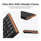 Keychron K3 Ultra 8K Wireless Custom Mechanical Keyboard Zwart, US lay-out (QWERTY), Keychron Milk POM Red, 75%, RGB leds, LSA Double-shot PBT, USB-C | 2.4 GHz | Bluetooth 5.2