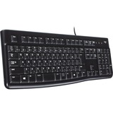 Logitech Keyboard K120 for business Zwart, EU lay-out (QWERTY), Rubberdome, 100%
