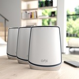 Netgear Orbi WiFi 6-systeem (RBK853) AX6000 mesh router 1x Router (RBR850), 2x Satellieten (RBS850), Dekking tot 700 m²