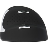 R-Go Tools HE Break ergonomische muis Zwart/zilver, 2400dpi, Rechts, Medium (Handlengte 165-185mm), bluetooth