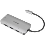 Targus USB-C to 4-Port USB-A Hub usb-hub Zilver