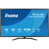 iiyama ProLite X4373UHSU-B2 42.5" 4K Ultra HD monitor Zwart (mat), 1x DisplayPort, 2x HDMI, 3x USB-C, 2x USB-A