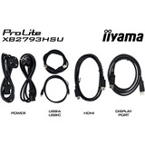 iiyama ProLite X4373UHSU-B2 42.5" 4K Ultra HD monitor Zwart (mat), 1x DisplayPort, 2x HDMI, 3x USB-C, 2x USB-A