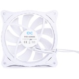 Alphacool Rise Aurora 120mm Fan White case fan Wit, 4-pin PWM, ARGB
