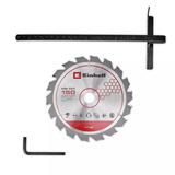 EINHELL Accucirkelzaag TE-CS 18/150-2 Li - Solo handcirkelzaag Rood/zwart, Power X-Change, Accu en oplader niet inbegrepen