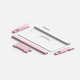 Iqunix EZ63 Pink Magnetic Switch Gaming HE Keyboard Wit, US lay-out (QWERTY), Gateron Jade Pro, 60%, RGB, Double Shot PBT Keycaps