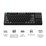 Keychron K8 Ultra 8K Wireless Custom Mechanical Keyboard Zwart, US lay-out (QWERTY), Keychron Apex Red, 80% (TKL), RGB leds, OSA Double-shot PBT, USB-C | 2.4 GHz | Bluetooth 5.2