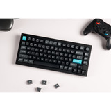 Keychron Q1 Ultra-M4 8K Wireless Custom Mechanical Keyboard Zwart, US lay-out (QWERTY), Keychron Silk POM Banana, 75%, RGB, Hot swap, 8K, 2.4 GHz | Bluetooth 5.2 | USB-C