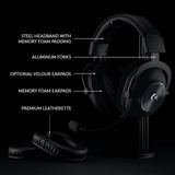 Logitech G PRO X Wireless LIGHTSPEED over-ear gaming headset Zwart, Pc, PlayStation 4, PlayStation 5