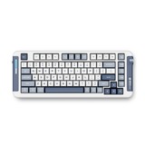 MCHOSE X75 Navy Blue Hyacinth Wireless Gasket Mount Mechanical, toetsenbord Wit/blauwgrijs, US lay-out, KTT Hyacinth, 75%, RGB, Hot swap, Double-Shot PBT, draadloos / Bluetooth / USB-C