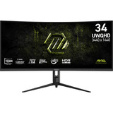 MSI MAG 342CQRF E20 34" Curved UltraWide gaming monitor Zwart, 2x HDMI, DisplayPort, 200 Hz