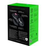 Razer Basilisk V3 X HyperSpeed gaming muis Zwart, 400 - 18000 DPI. HyperSpeed Wireless, Bluetooth