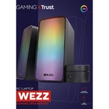 Trust GXT 611 WEZZ ILLUMINATED 2.0 RGB Speaker set pc-luidspreker Zwart, RGB leds