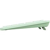 Trust Lyra Compact draadloos toetsenbord Groen, US lay-out, Scissor, 2,4 GHz USB, Bluetooth, 65%