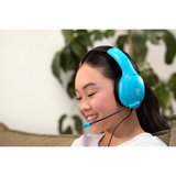 Turtle Beach Airlite Fit gamingheadset met microfoon over-ear gaming headset Neonblauw/neonrood, Nintendo Switch, Nintendo Switch Lite, Nintendo Switch - OLED-model