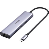 Ugreen USB-C Hub usb-hub Zilver/zwart