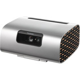 ViewSonic M10E Draagbare RGB Laser Slimme Projector met Harman Kardon Speaker​ Zwart/zilver, 2200 ANSI Lumen