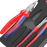 Wera 9780 Schuimrubberen inzetstuk met KNIPEX tangen Set 1, 3‑delig tangenset Zwart/grijs, in schuiminzet voor werkplaatswagen