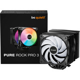 be quiet! Pure Rock Pro 3 LX RGB CPU-koeler Zwart
